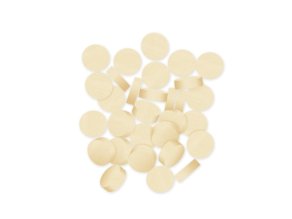Wooden Round Bits 6mm thick 30/pk. natural color (Copy)
