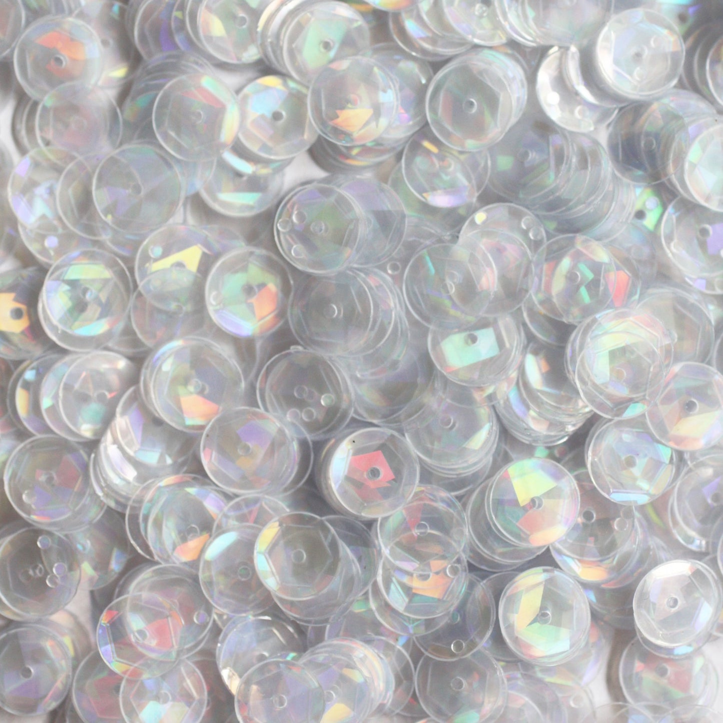Sequins 8mm 200/Pkg Crystal