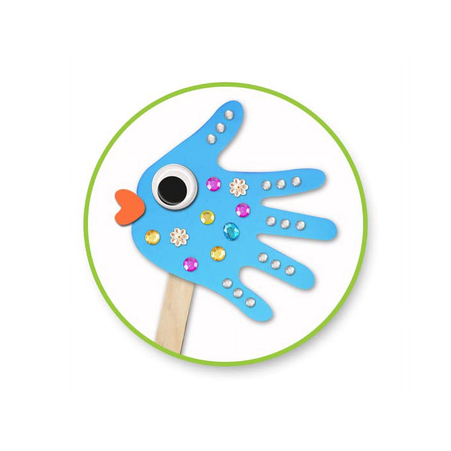 Colorful Crafty Foam Hand Shapes 12/pk
