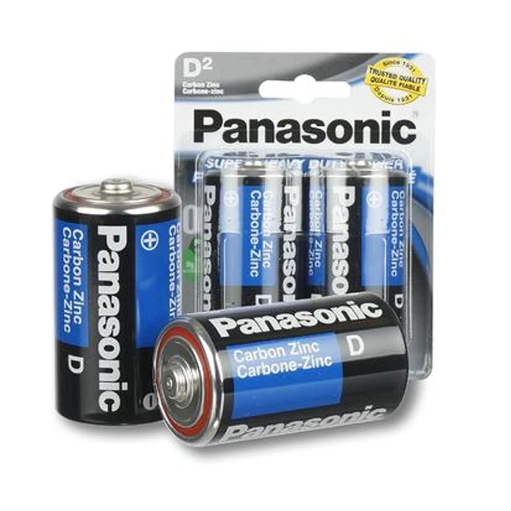 Panasonic D Batteries 2 Pack