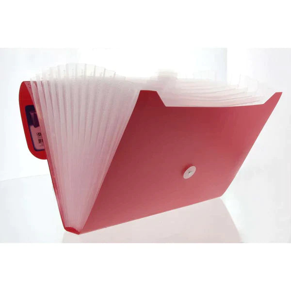 Expanding File Letter Size Poly 13-Pocket, Color may vary