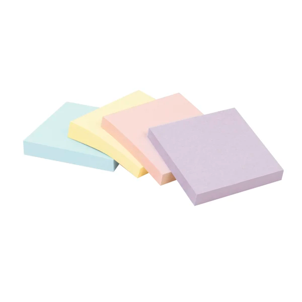 Sticky Notes Value Pack, 3" X 3", Assorted Pastel Colors, 100 Sheets Per Pad, Pack Of 18 Pads