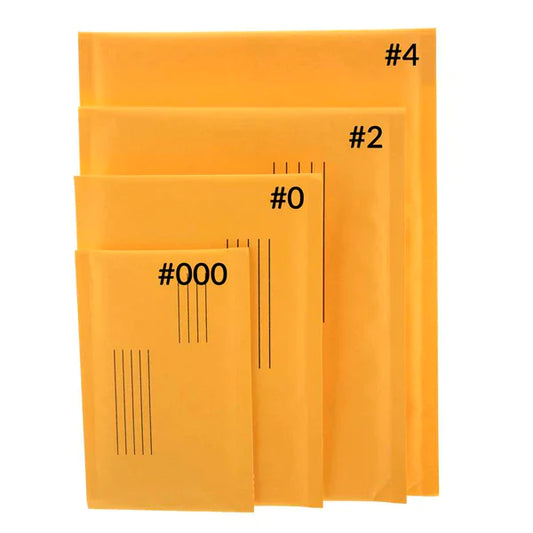 Self-Seal Bubble Mailers (#000) 4" X 7.25" (5/Pack)