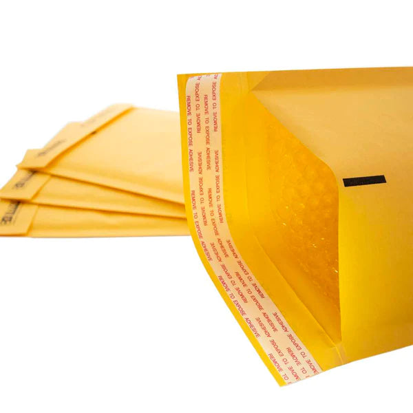 Self-Seal Bubble Mailers (#0) 6" x 9.25" (4/Pack)