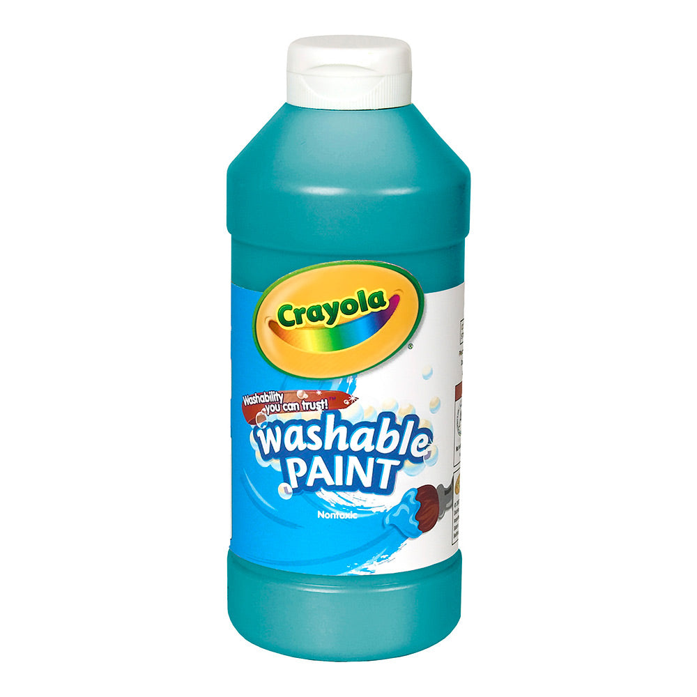 Crayola Washable Paint, 16 oz, Turquoise