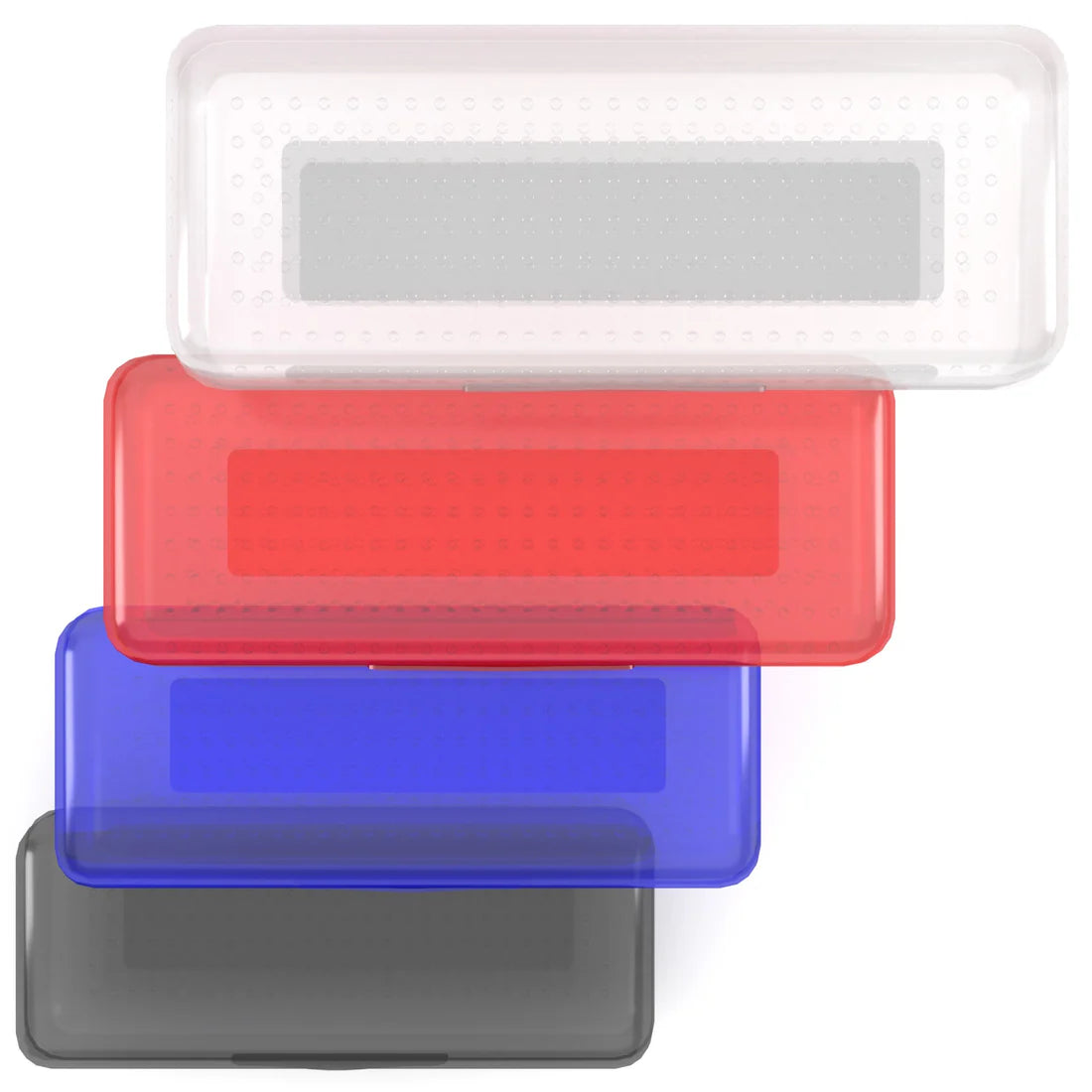 Clear Plastic Student Storage Box - Small Pencil Box Color Vary