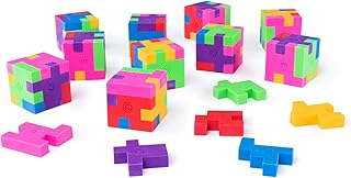 Puzzle Cube Eraser 12 pcs