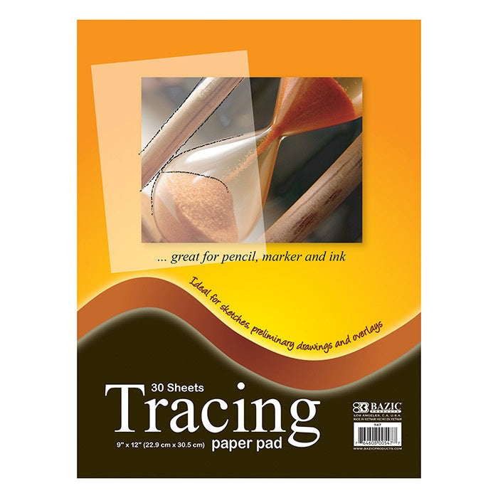 30 Ct. 9" X 12" Tracing Paper Pad
