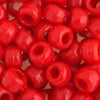 Crow Bead/Pony Bead Opaque 9mm Red 1000pcs