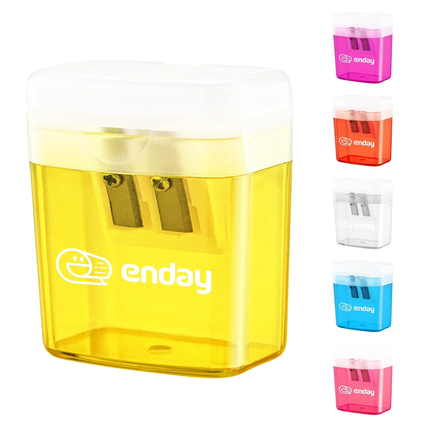 Pencil Sharpener Dual Hole Manual Color Vary