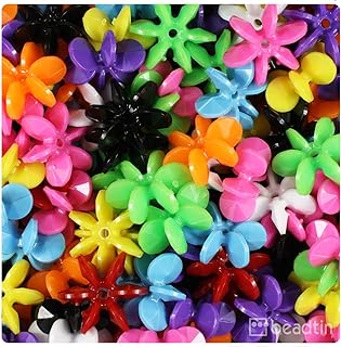 Starburst Beads, Opaque, 300 Pcs