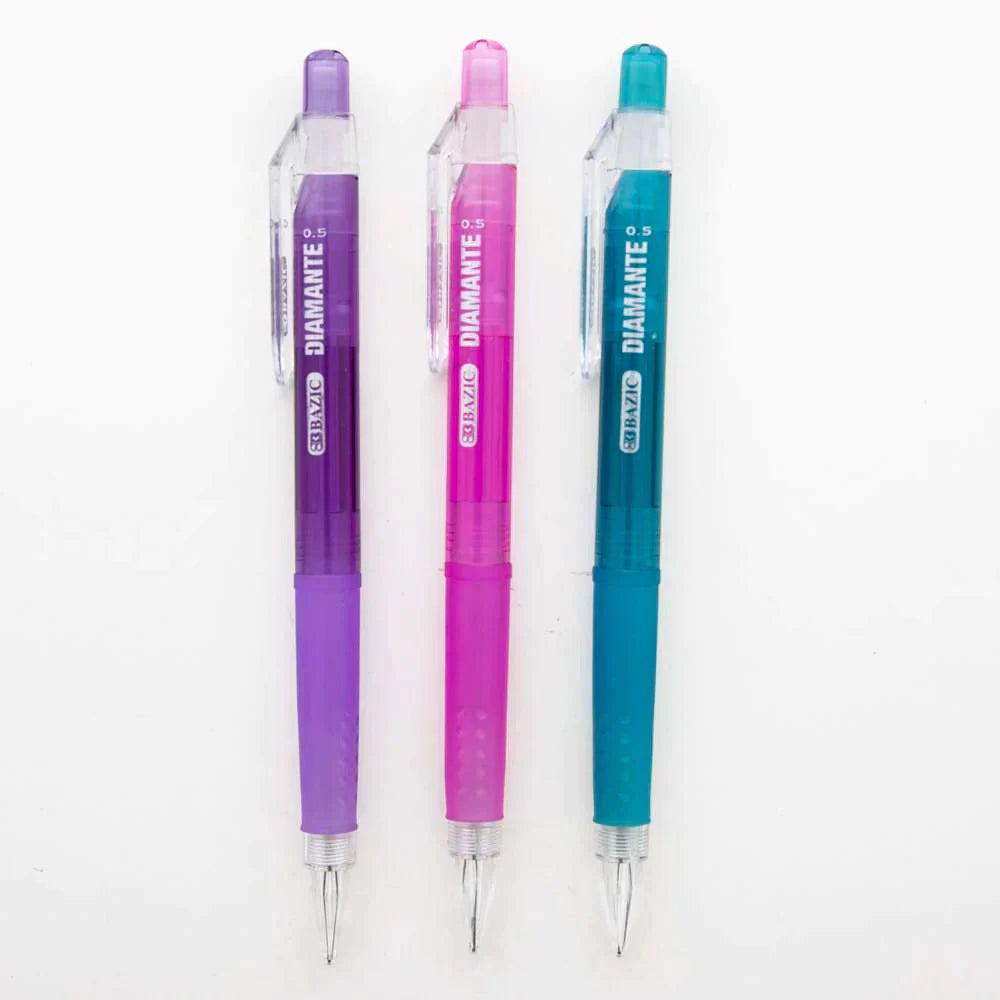 0.5 mm Diamante Mechanical Pencil w/ Grip (3/Pack) Price: