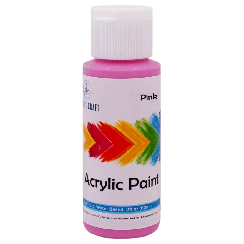 Acrylic Paint, Pink, 2fl oz
