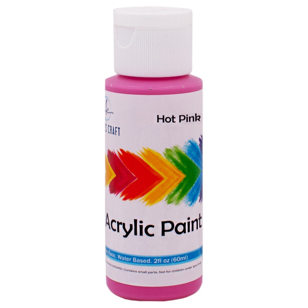 Acrylic Paint, Hot Pink, 2fl oz