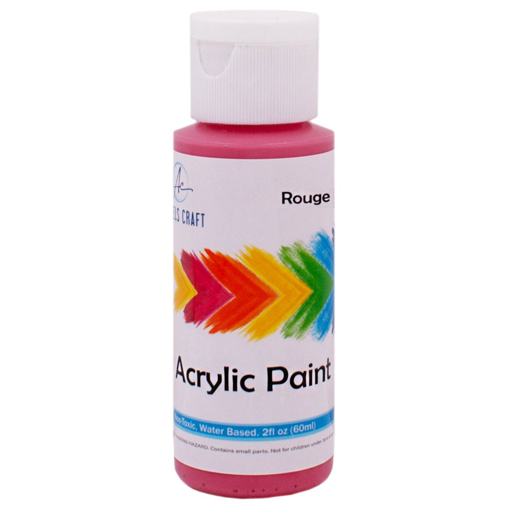 Acrylic Paint, Rouge, 2fl oz