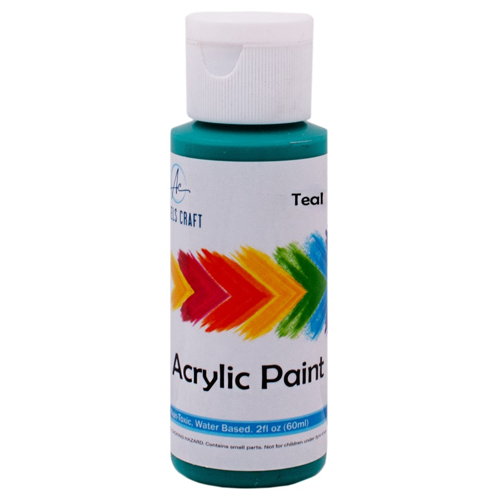 Acrylic Paint, Teal, 2fl oz