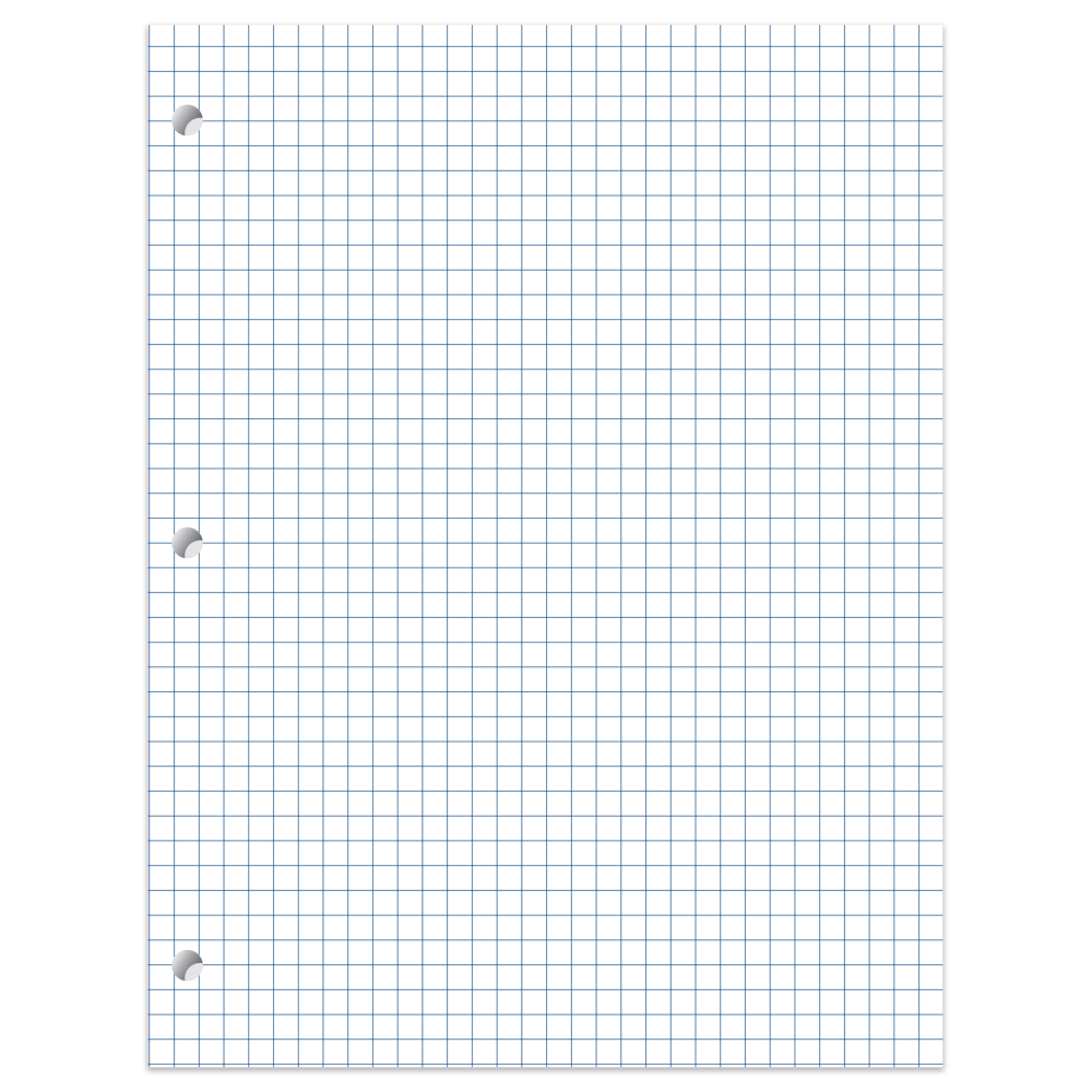 Filler Paper 4-1" Quad-Ruled 80 Ct.