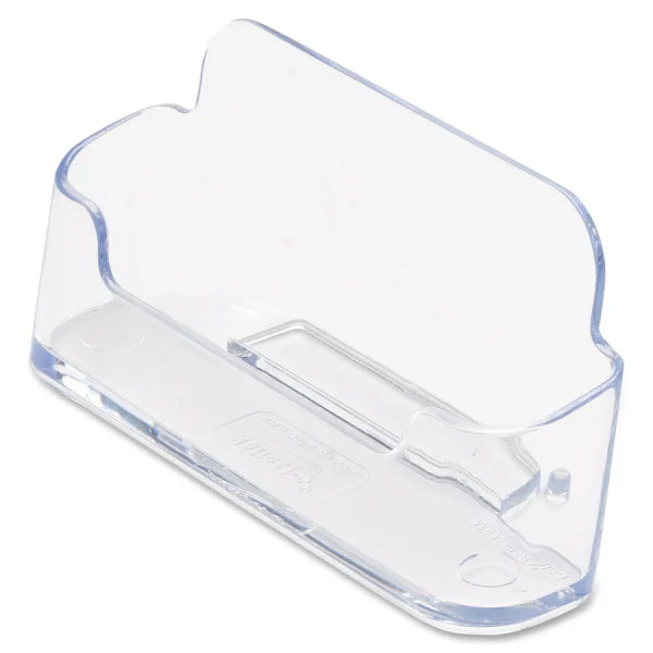 Business Card Holder, 50-Card Capacity, Clear