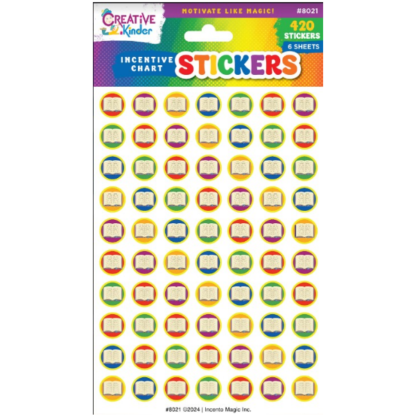Siddur Sefer Circle Stickers, Pack of 6 Sheets