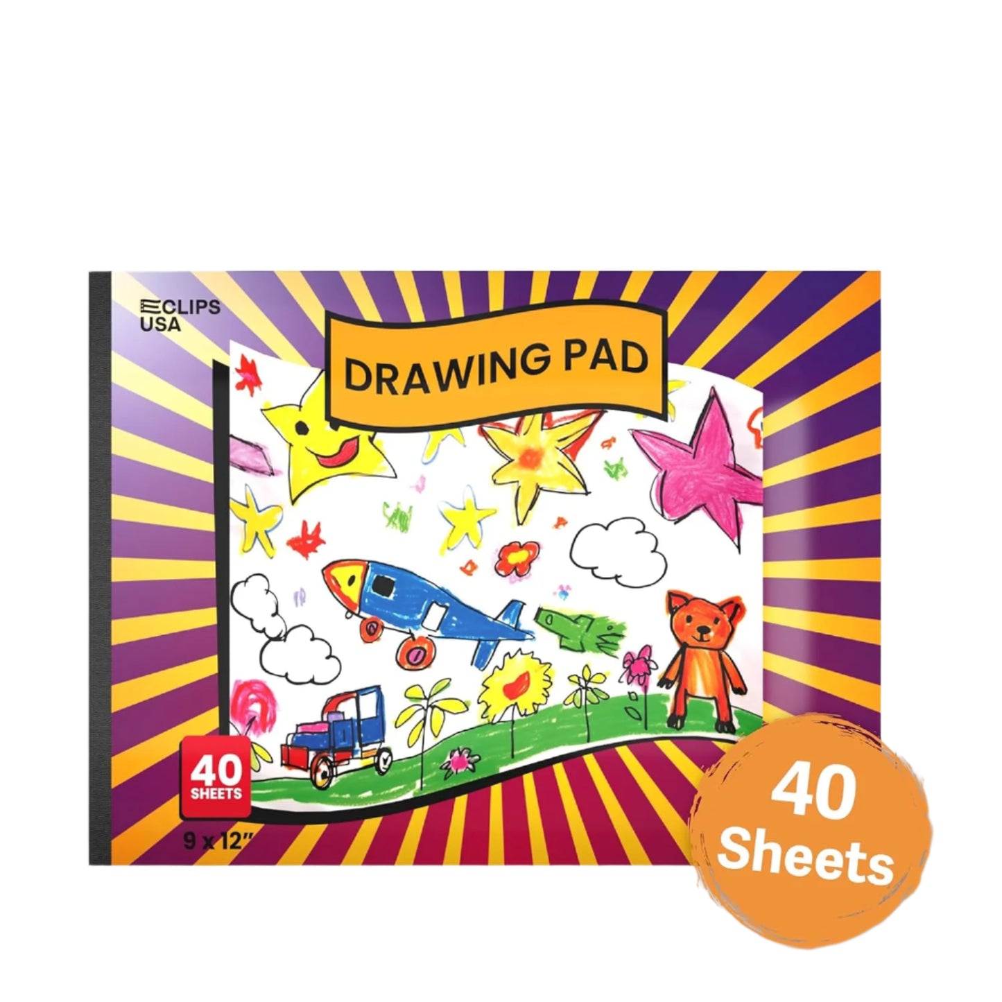 Drawing Pad 9″ X 12″ 40 Sheets