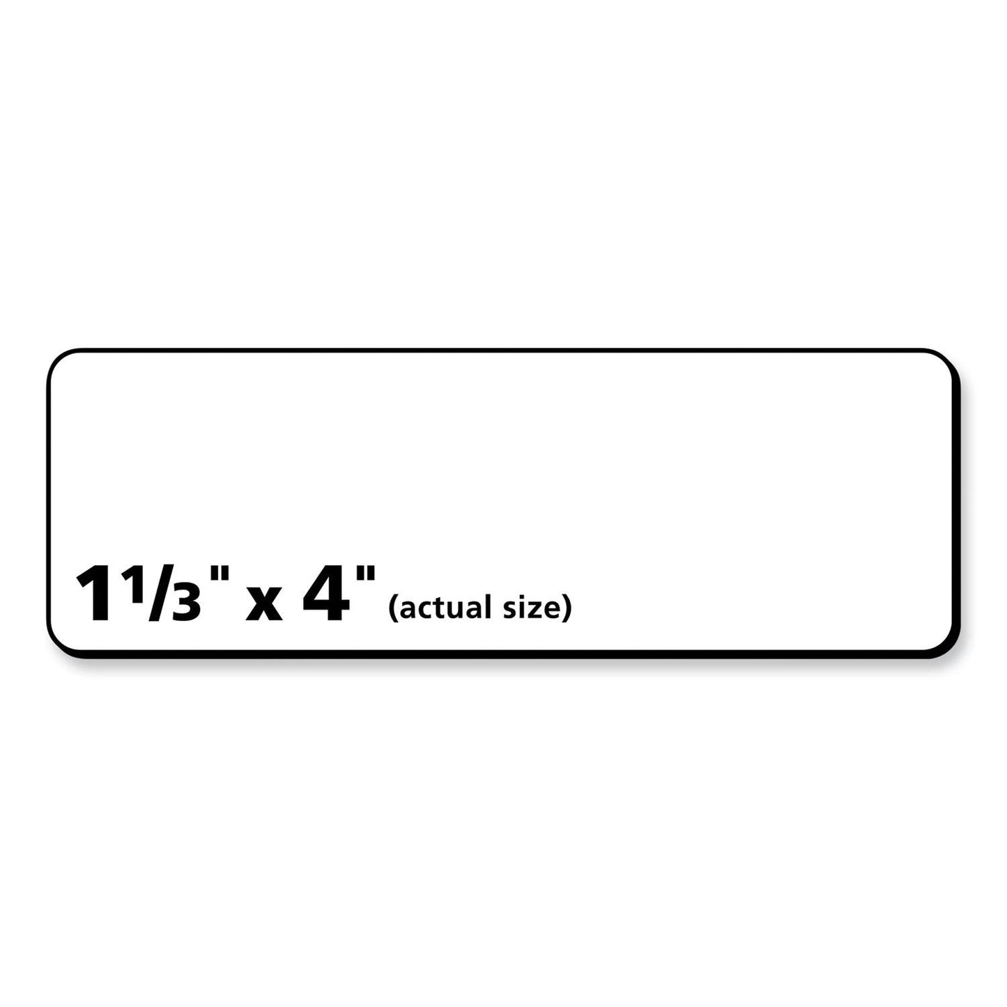 White Labels 14 on a page 25 Sheets/Box