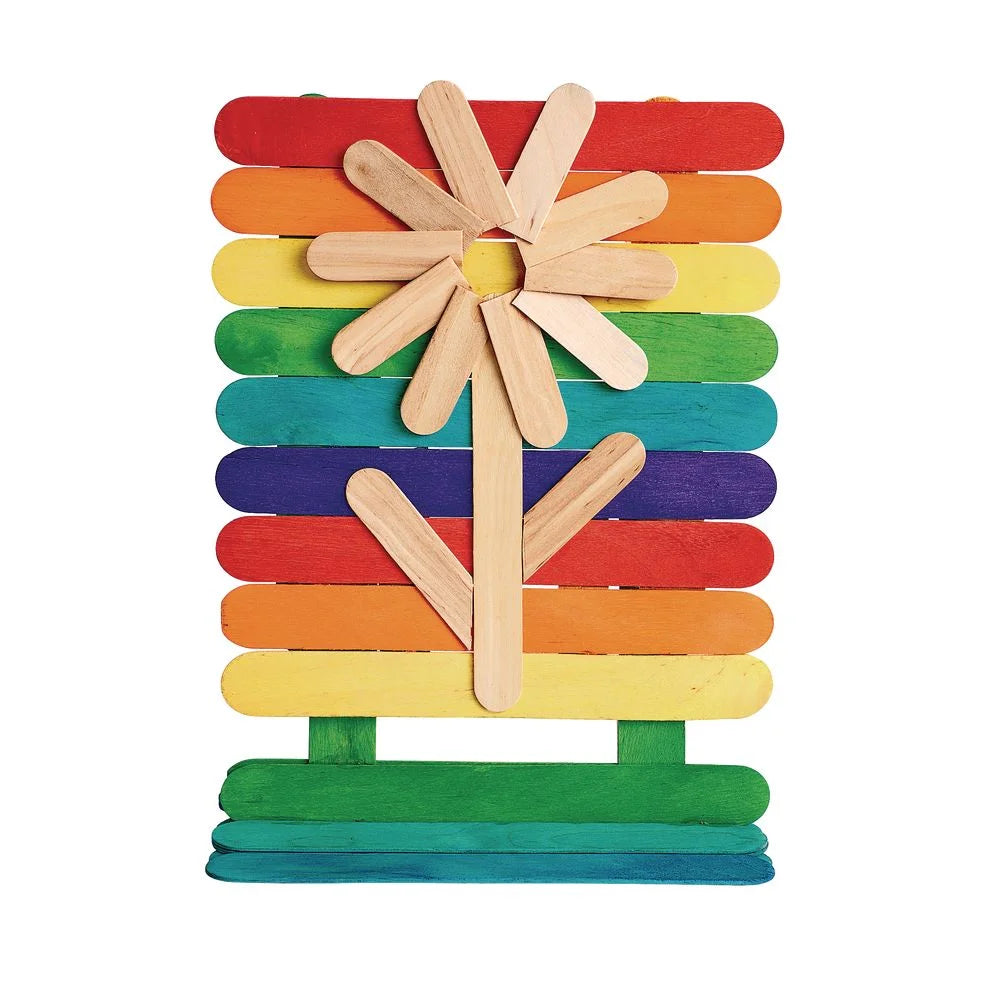 Craft Wood Popstix 6" Colored Jumbo, 500 ct.