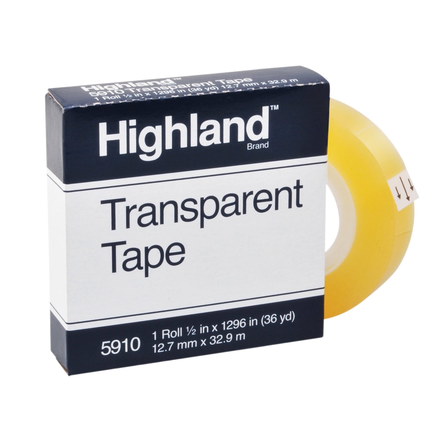 Highland Transparent Tape 1/2" x 1296