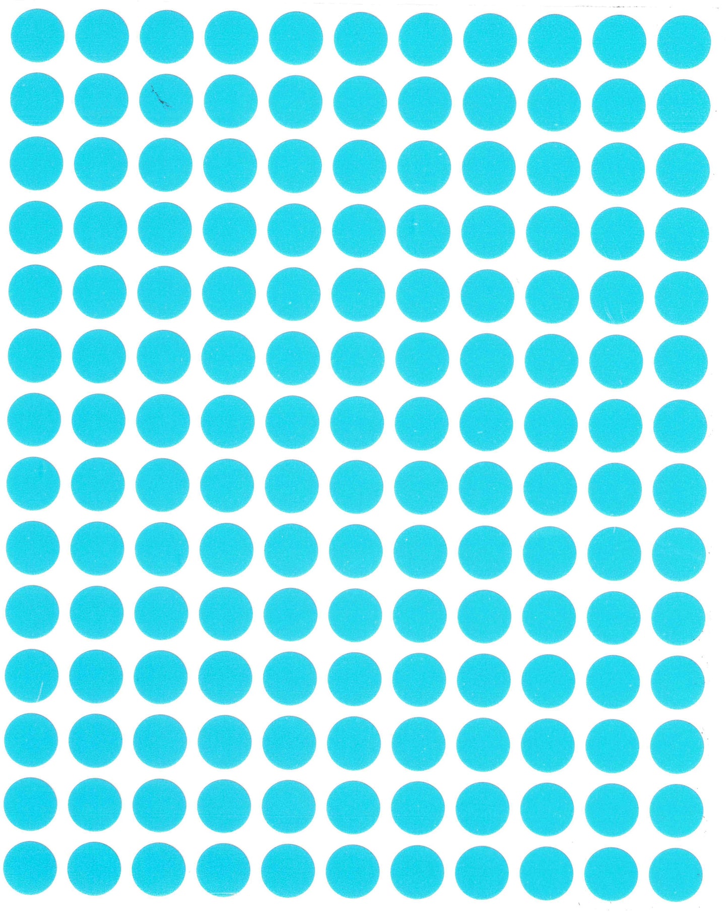 Color Coding Labels 10mm 1/4" Light Blue 32 sheets/pk 4,928 Stickers