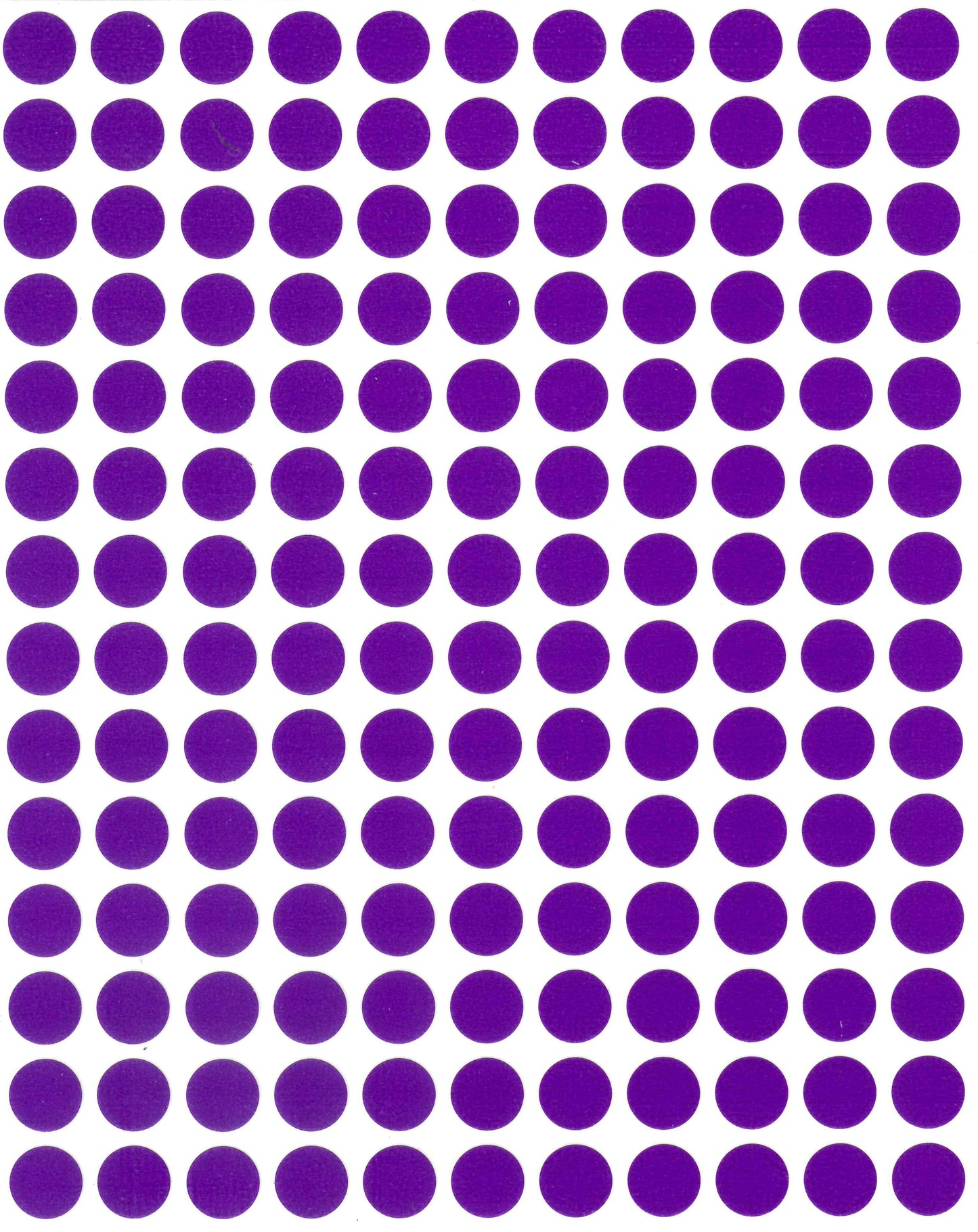 Color Coding Labels 10mm 1/4" Purple 32 sheets/pk 4,480 Stickers