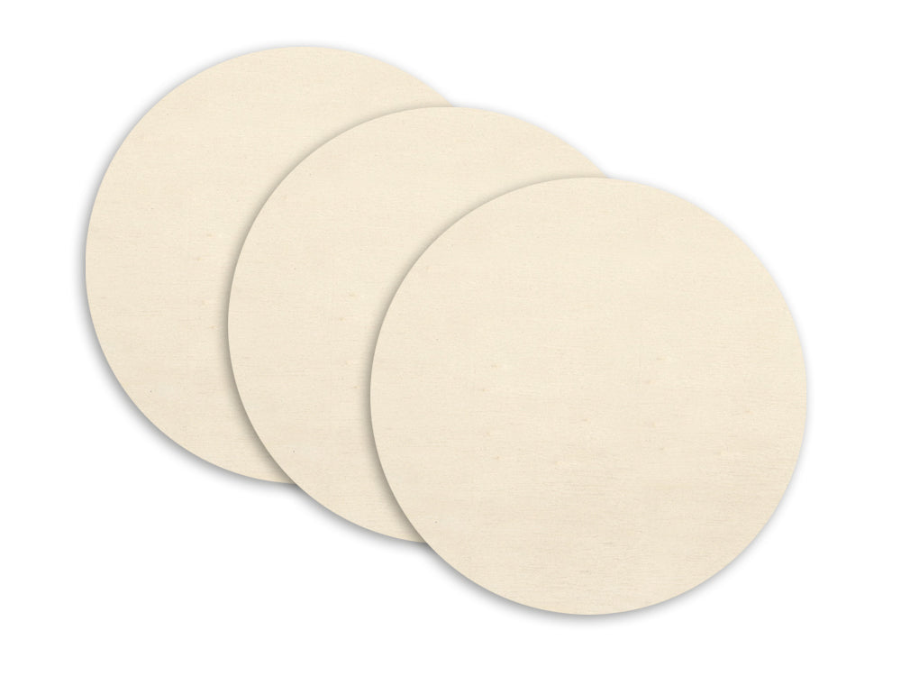 wood circles cut out 3.5'' dia. 6mm 3/pk