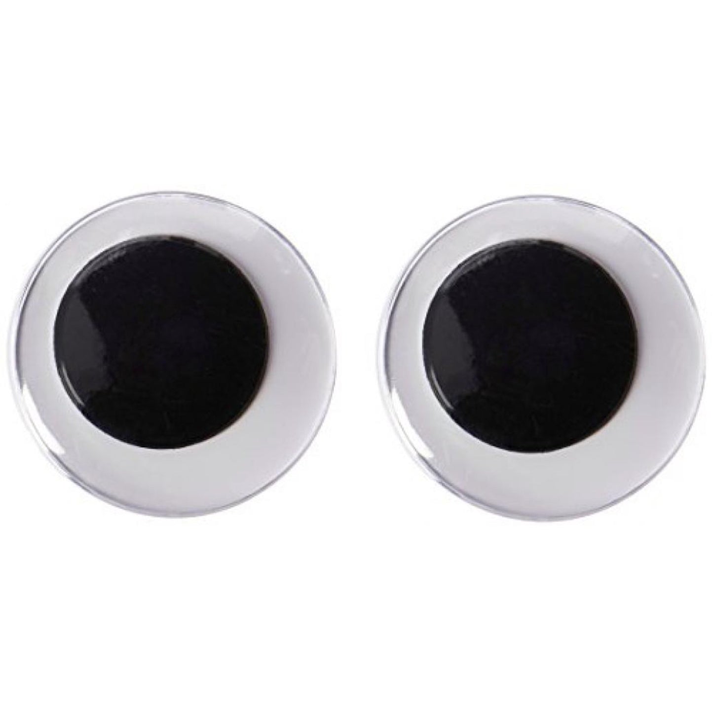 Wiggle Eyes, 40mm, 10 pcs. Black