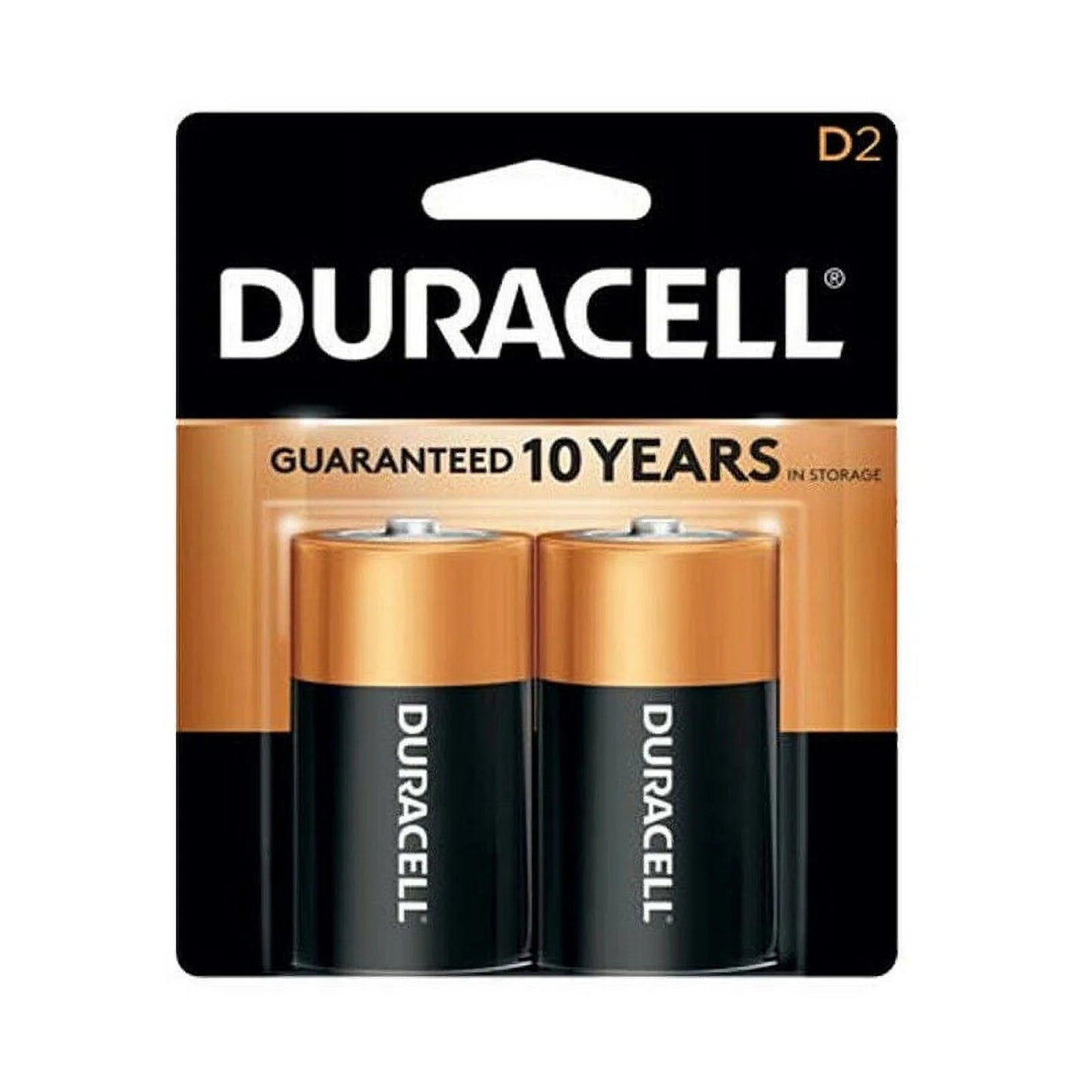 Duracell CopperTop Alkaline D Batteries 2 Pack