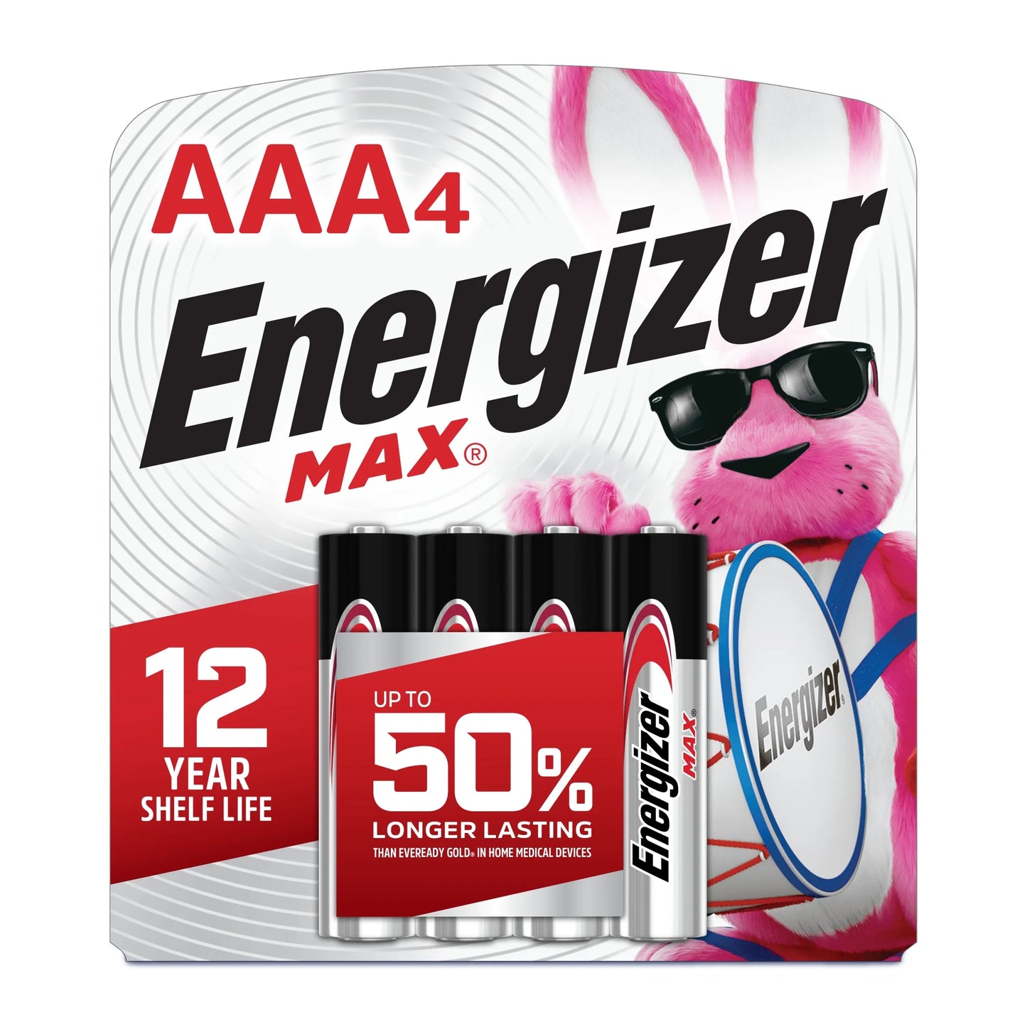 Energizer MAX AAA Batteries 4 Pack
