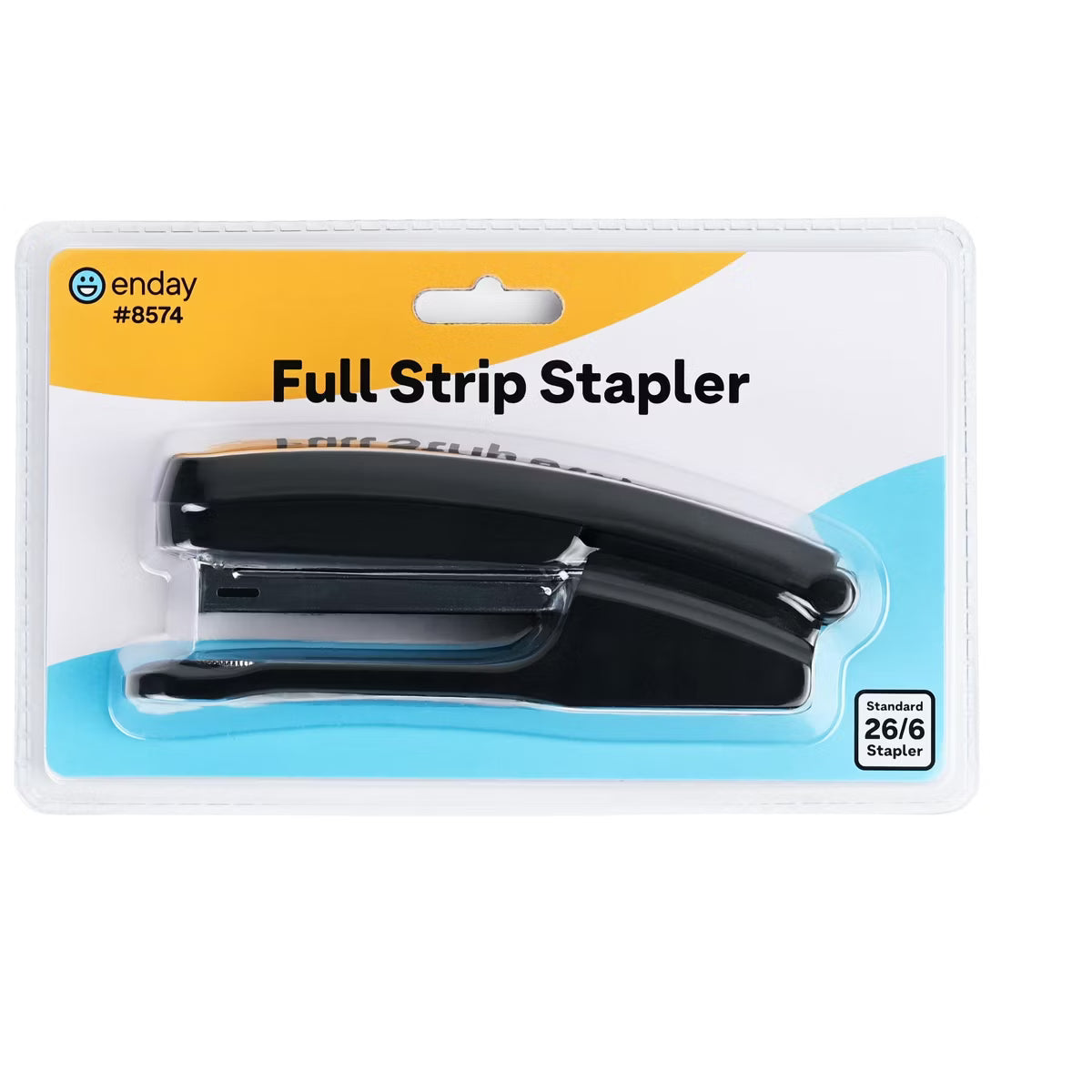 Enday Stapler, Full Strip Staplers for Desk, Black