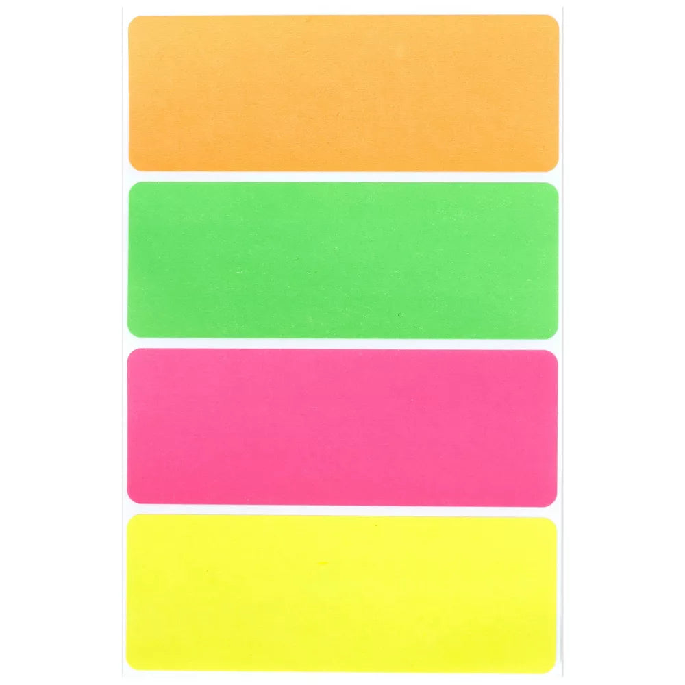 Multi Purpose Labels, Neon Color, 40 Labels