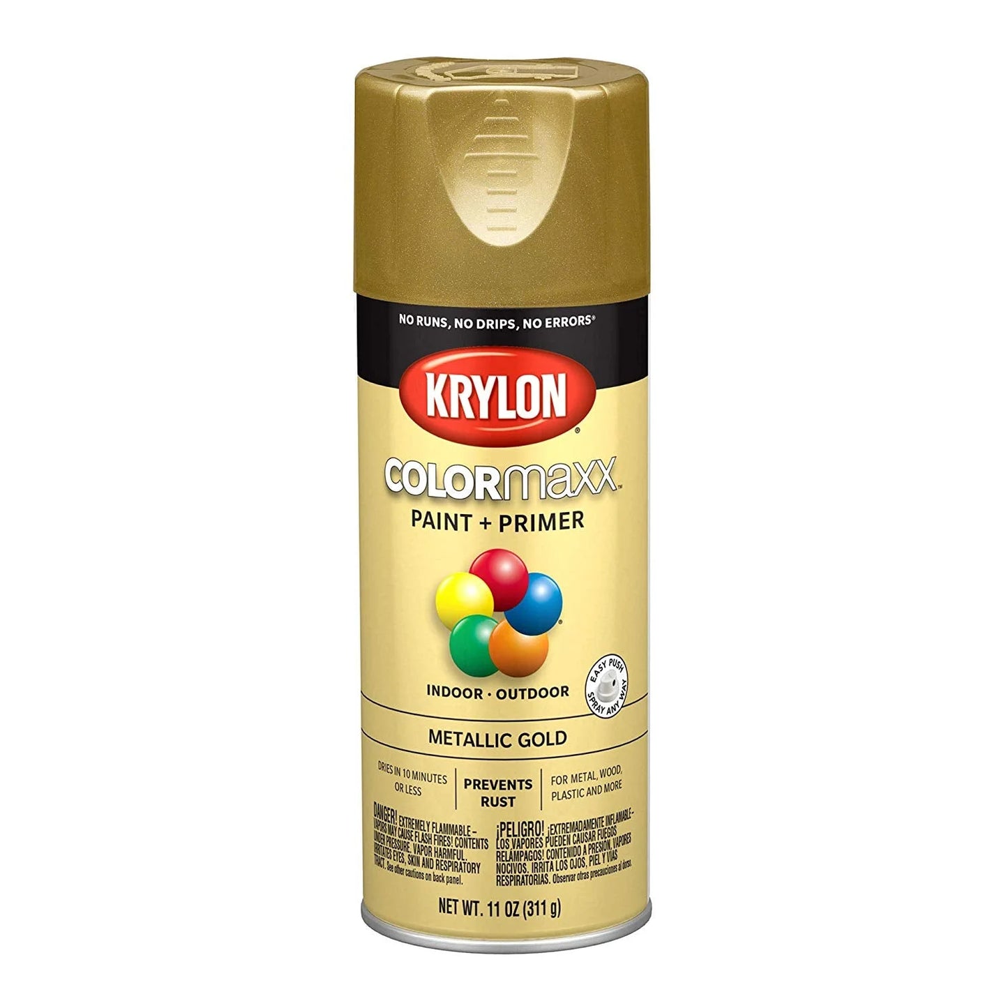 Krylon Spray Paint 11 oz Metallic Gold