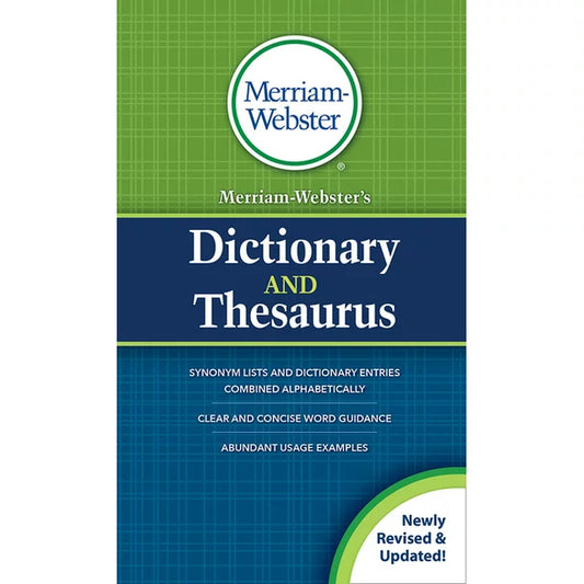 Merriam-Webster's Dictionary and Thesaurus, Mass-Market Paperback