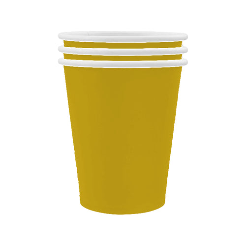 9" Cups, Gold, 10ct