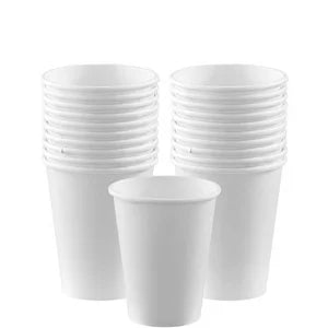 9" Cups, White, 10ct