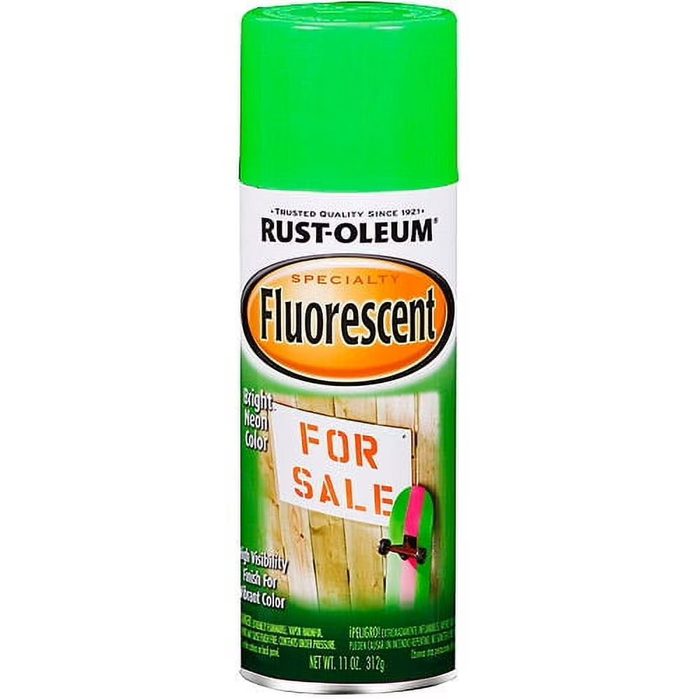 Rust-Oleum Spray Paint 11 oz Fluorescent Green
