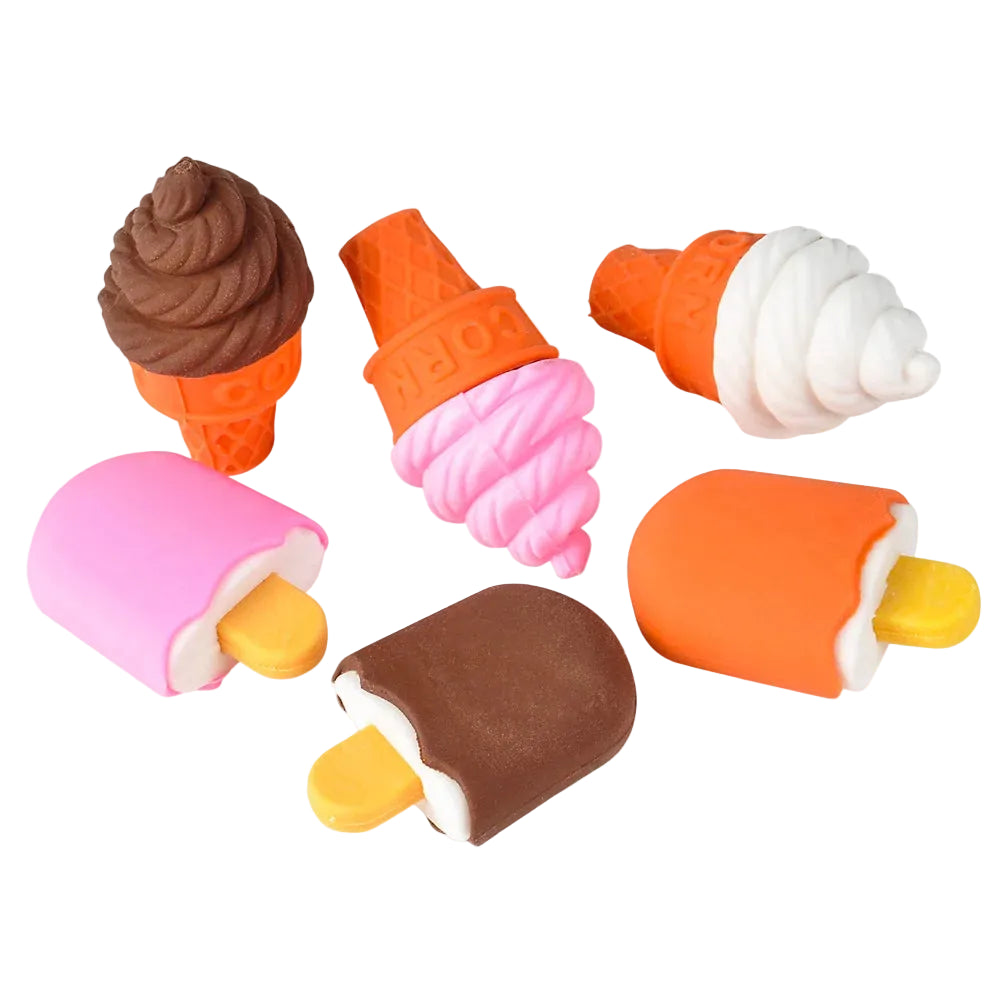 1.5" Frozen Treats Erasers, 12pcs
