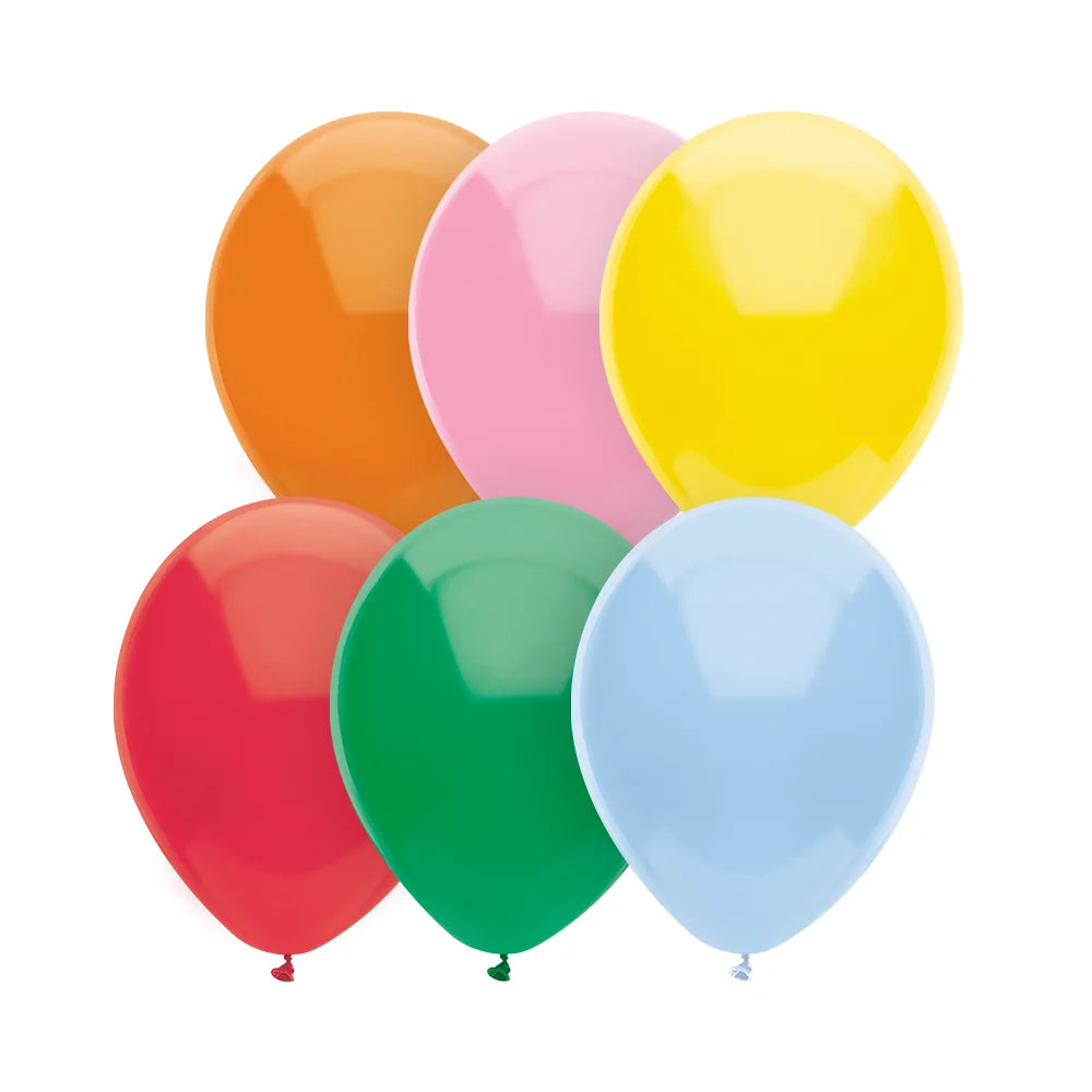 Balloons 5" 25/Pack Standard Assorted Colors