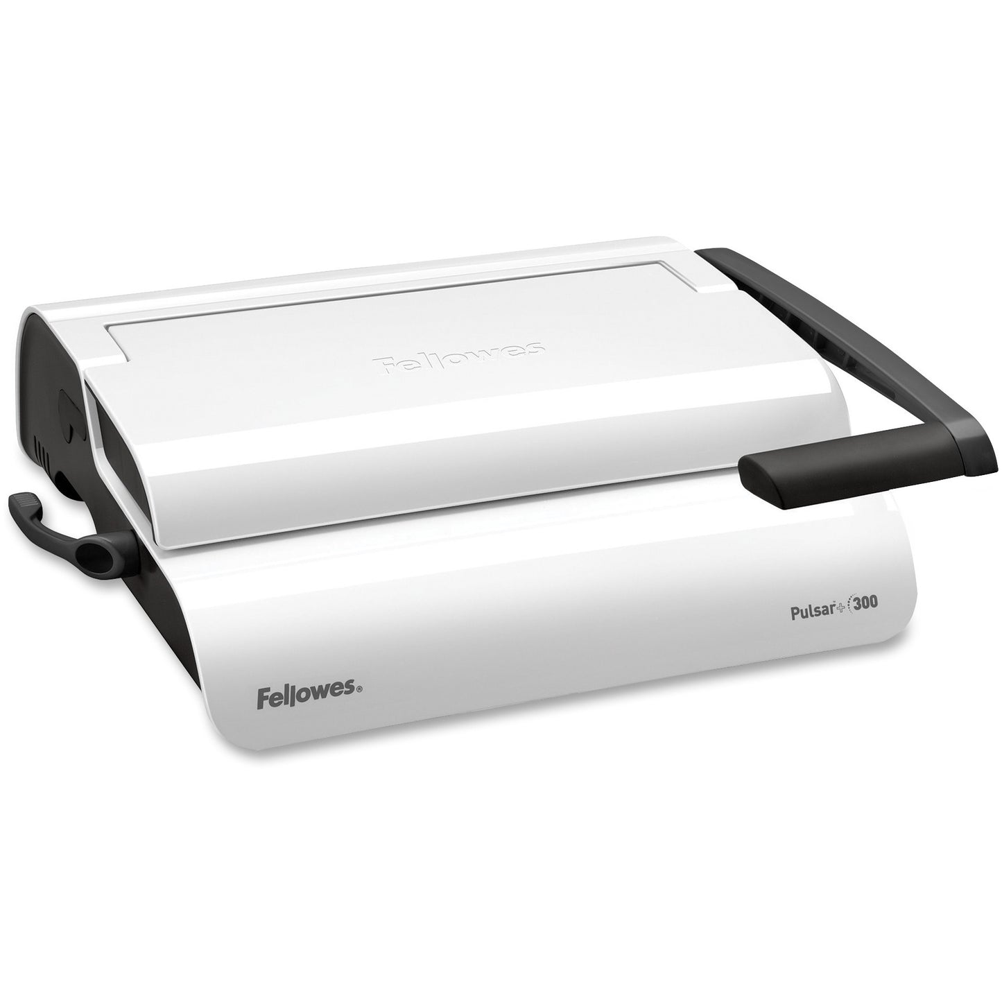 Fellowes Pulsar 300 Manual Comb Binding Machine, 300 Sheet Capacity, 5.1"H x 18.1"W x 15.4"D, White