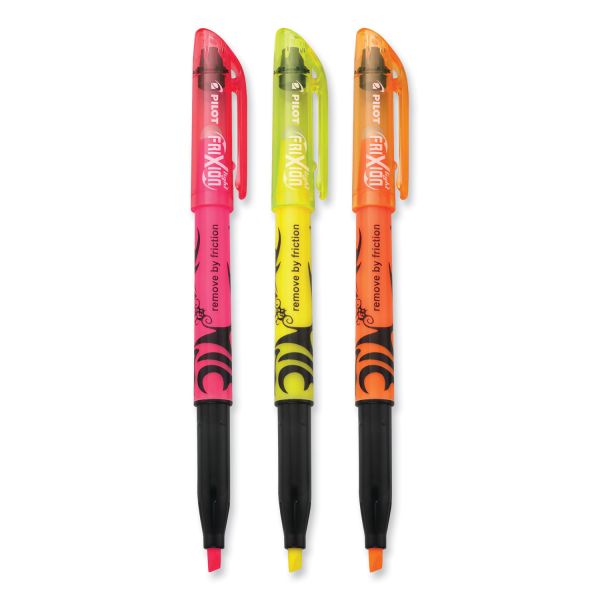 Pilot FriXion Light Erasable Highlighter, Assorted 3/Set