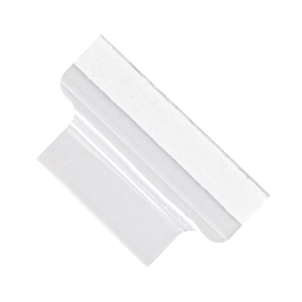 Self-Adhesive Tabs With Printable Inserts, 1", Clear, Pack Of 25