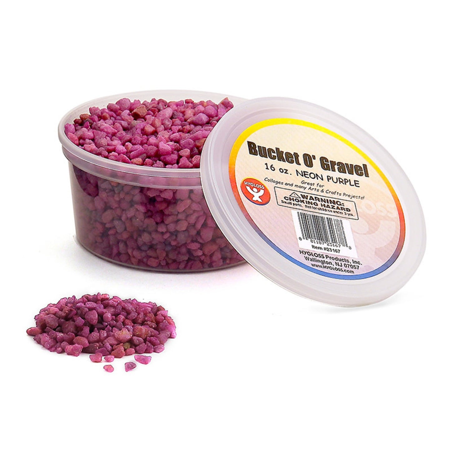 Gravel, Neon Purple, 1 lb Bucket