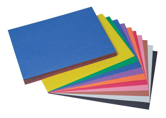 Construction Paper 9" X 12" Assorted Color 96 Sheets