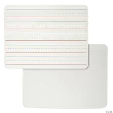 9" X 12" Double Sided Dry Erase Learning Board w/ Marker