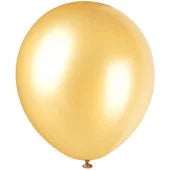 Balloons 12" 10/Pack Gold