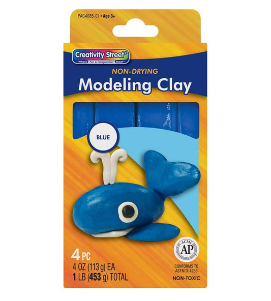 1 lb. Modeling Clays Individual Solid Color Packs Blue